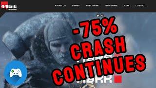 The Great Analysis! 11 bit Studios STOCK CRASH Continues! What Now?