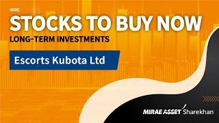 Stocks To Buy Now | Escorts Kubota Ltd | 2nd Jan 2025