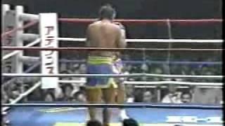 K-1 Kyokushin karate fighter Andy Hug in K1 wins by KO