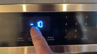 Set Time and Menu Options on a Samsung Stove