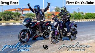 Bajaj Pulsar N125 Vs Pulsar 125 | Drag Race | First On Youtube