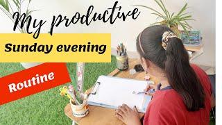 Productive sunday evening routine | student routine | sahithya sudeesh vlogs