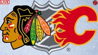 CHICAGO BLACKHAWKS vs CALGARY FLAMES NHL HOCKEY LIVE GAME CAST & AUDIO