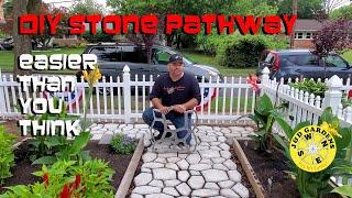 DIY Stone Pathway - Quikrete Walk Maker 2' X 2 '