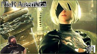 "IN A WORLD OF SAD ROBOTS! ITS GUNNA BE A NIER-DEATH EXPERIENCE!" [Nier Automata - Playthrough #1]