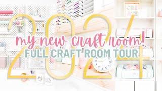 My New Craft Room in My New House! | 2024 Craft Room Tour and Organization Inspiration