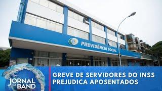 Greve de servidores do INSS prejudica aposentados | Jornal da Band