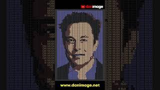 Elon Musk Typography Art