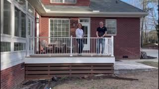 Custom Sunroom w/ composite decking