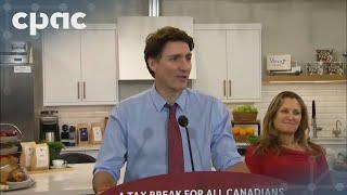 PM Trudeau announces GST pause on some items, $250 cheques to most workers – November 21, 2024