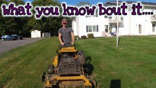 Lawn Mowing Footage from Billy