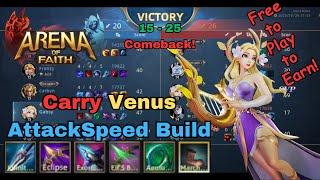 ARENA OF FAITH | Venus Crit Build - Full Gameplay