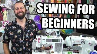 How to use a sewing machine: Brother SE-400 - Part 1 (Standard Sewing)