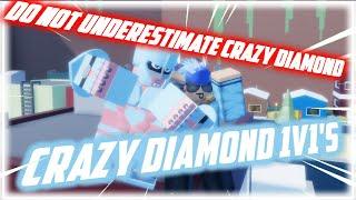 Do Not Underestimate Crazy Diamond... Crazy Diamond 1v1's, A Bizarre Day | ABD CD 1v1's | Roblox