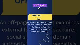 seo audit checklist: 5 Points