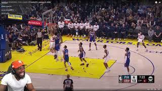 CURRY COULDN’T MISS! Reacting To 76ERS at WARRIORS | FULL GAME HIGHLIGHTS | January 2, 2025