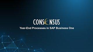 Year-End Processes in SAP Business One