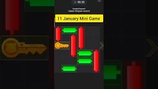 11 January Hamster Kombat Mini Game Solved Today