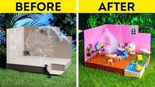 AWESOME DIY MINIATURE IDEAS || Cool Doll House