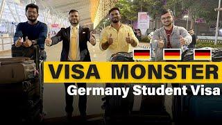 Visa Monster | Germany Visa King | Airport Reels | Study in Germany 2021 #Shorts #Airportreels #visa