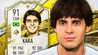 IS HE WORTH 600K?  91 Icon Kaka Player Review - FIFA 23 Ultimate Team