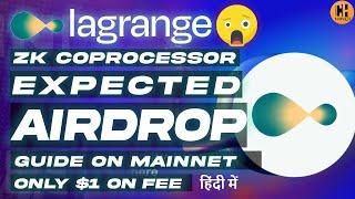 Lagrange- Expected Airdrop  Full Guide on Mainnet with $1 Fee - Hindi