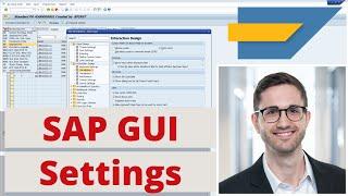 10 Must-Have SAP GUI settings - SAP GUI Options