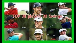 나의 스윙스타일은!!! 2020 PGA 톱 프로 30인 환상적인 골프스윙, 슬로모션 PGA TOUR 30 players. 30 Swings 2020, Slow-Motion