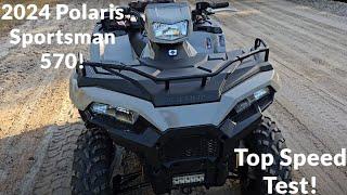 2024 Polaris Sportsman 570 Top Speed!