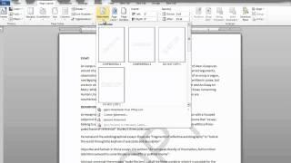 How to use Watermarks in Microsoft Word 2010