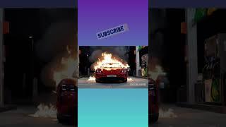 Porsche Explodes Into Flames While Charging at BP — Shocking Video!