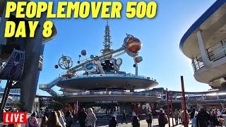  LIVE: PeopleMover 500 let's ride 500 Miles Day 8 at Magic Kingdom, Walt Disney World 1/11/2025