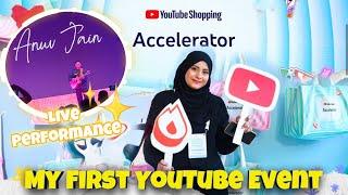 My First Ever YouTube Event! ️| Met many YouTubers | Saw Anuv Jain Live Performance  #vlogvideo