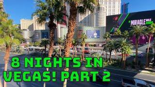 8 Nights in Vegas Vlog! Part 2: $24K GRAND JACKPOT, Cosmo/NYNY Slot Wins, China Poblano & More!