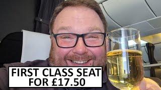 BA First Class Seat for Unbelievable £17.50 +5250 Avios! This is CRAZY