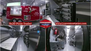 Fast Eddie's 8x20 Pizza Trailer | Concession Nation, Inc.