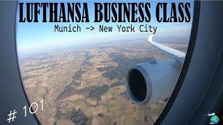 BGV #101 - LUFTHANSA LONG HAUL BUSINESS CLASS from Munich to New York City trip report