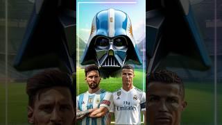 Guess the Darth Vader Helmet: Is It Ronaldo or Messi? #Soccer #StarWars #AIArt