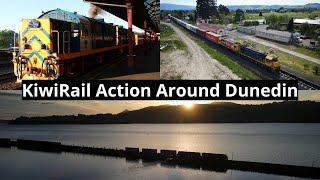 KiwiRail Action Around Dunedin (HD) (Drone Footage)