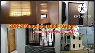 modern design 2br and 2tb nuvista subd. finish project