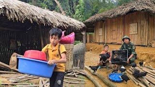 30 days The bamboo house was destroyed by a herd of cows, boy khai Meet the good soldier again