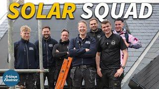 THE ULTIMATE SOLAR SQUAD, 17 PANEL SLATE ROOF SOLAR INSTALL! @OvalRenewables