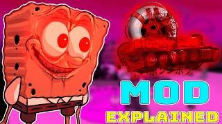 BLOODY SEA BOTTOM Mod Explained in fnf  (Spongebob Creepypasta)