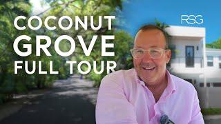 Tour Coconut Grove Streets, Attractions, and Homes | Full Golf Cart Ride with Riley Smith