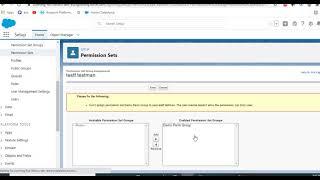 How to create a Permission Set Group in  Salesforce