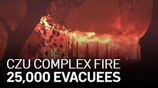 CZU Complex: 3 Firefighters Injured, Ongoing Evacuations in San Mateo, Santa Cruz Counties