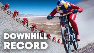 Max Stöckl Sets WORLD RECORD  Fastest MTB Downhill Speed: 167KPH!