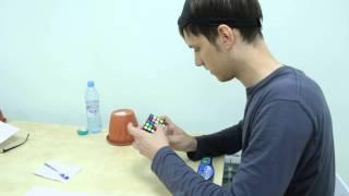 Roman Strakhov - 5:18.65 5x5x5 Blindfolded World Record