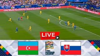 LIVE: Azerbajdžan vs Slovensko | Liga národov UEFA 2024 | Streamovanie celej zhody