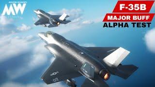 F-35B Strike fighter - Received major buff  review & damage test- Modern Warships